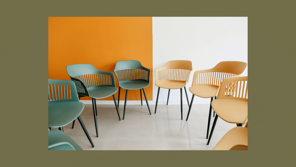 chairs at Emerge Recovery women therapy center